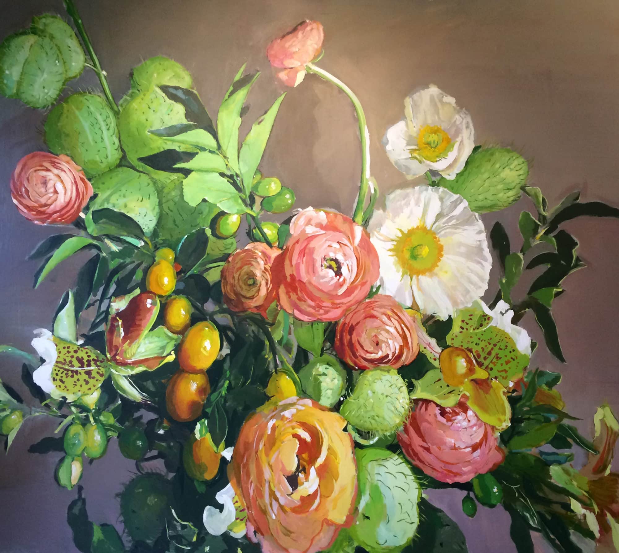 Michael Harnish_Bouquet II_84 x 96 inches_oil