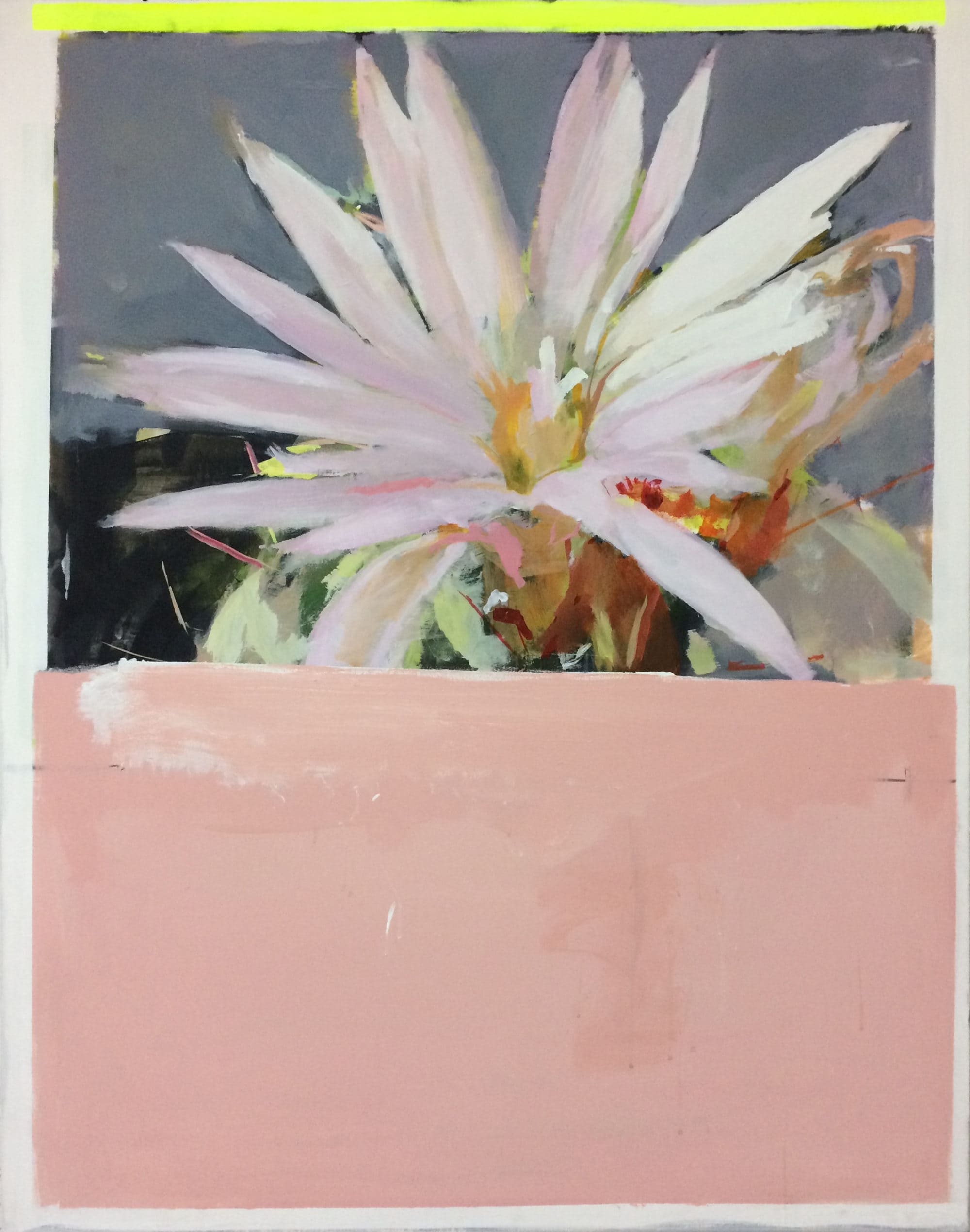 Michael_Harnish_CACTUS FLOWER I_60 x 48 inches_oil