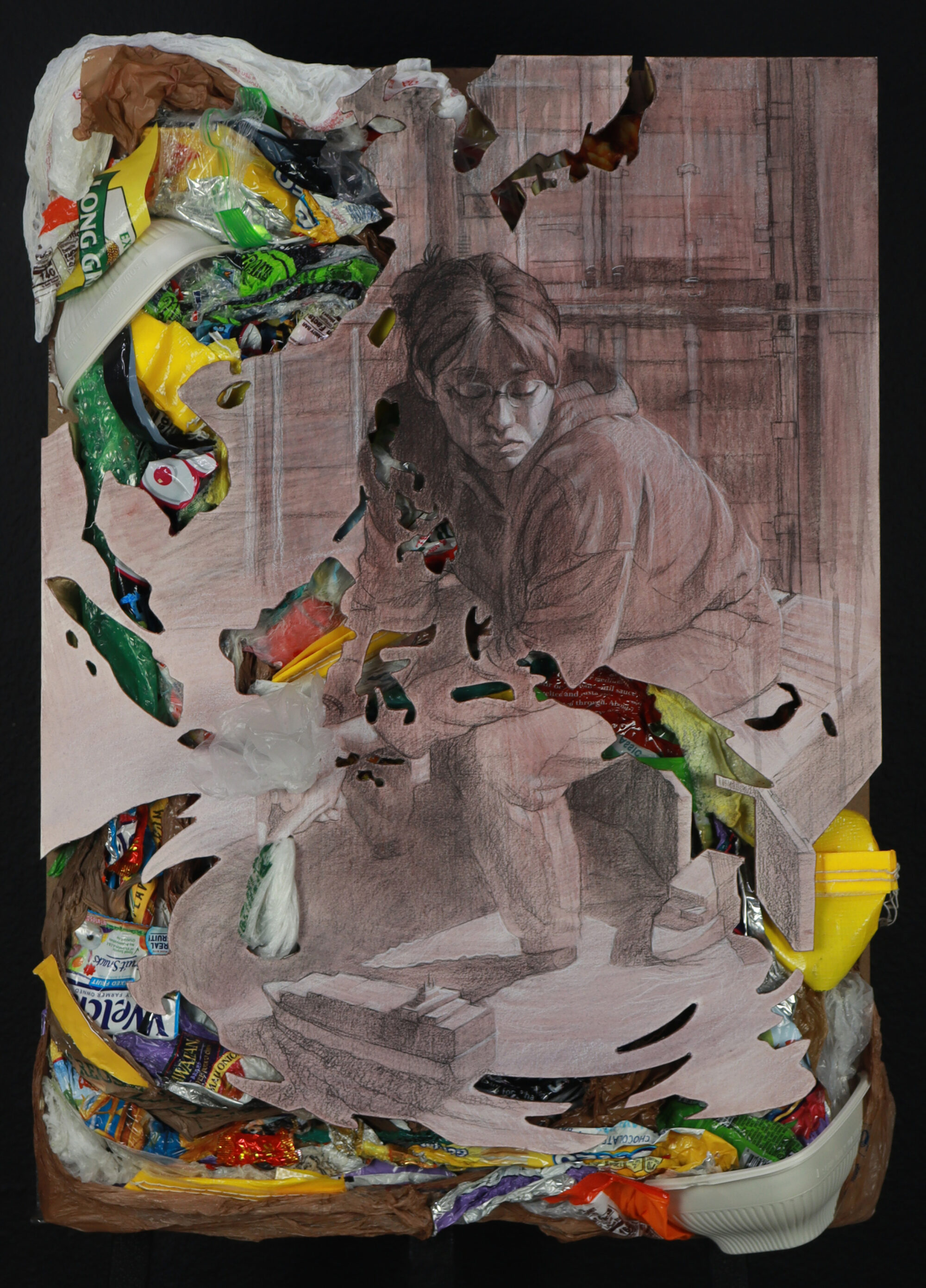 Scout Bender_WASTE SHIPPED AWAY_28 x 20 inches