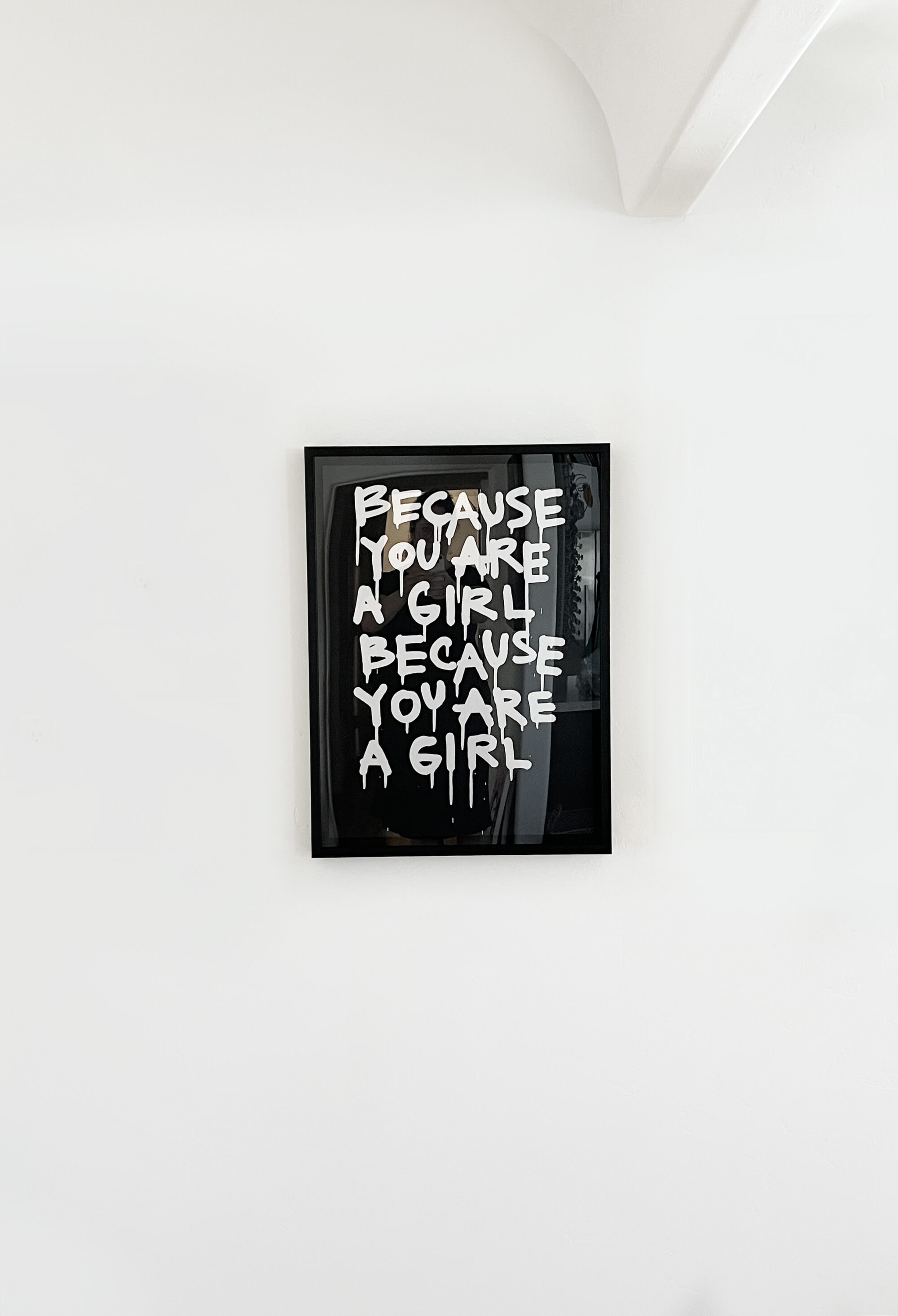 Eugenia Martinez_BECAUSE YOU ARE A GIRL_30.5 x 22.5 inches_metallic paint on hand made paper