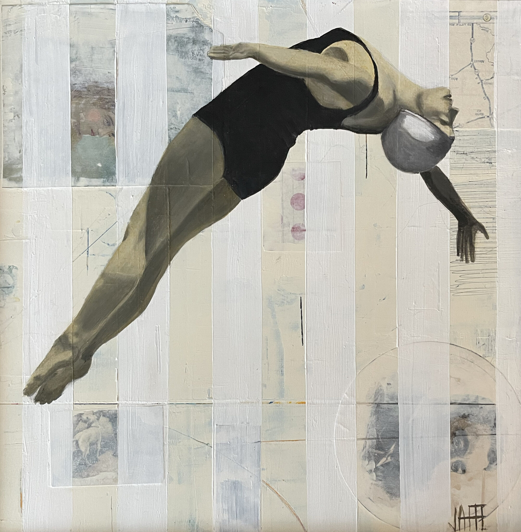 Megan Jaffe_LEAP OF FAITH I_12 x 12 inches