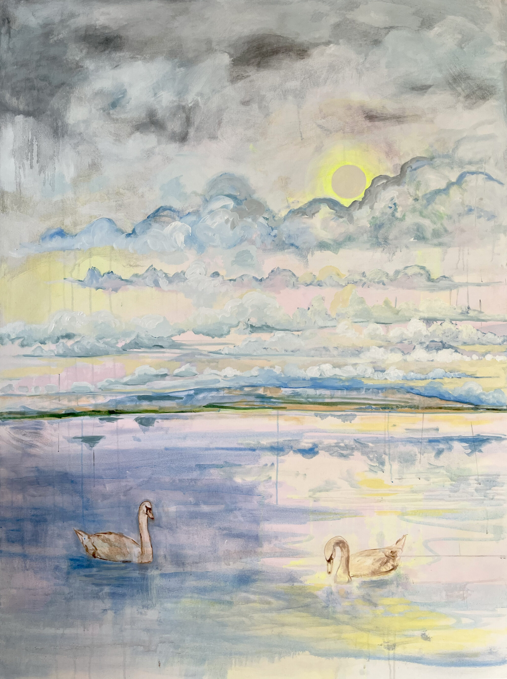 Sarah Walsh_SUNSET_PSALM_60 x 48 inches_oil